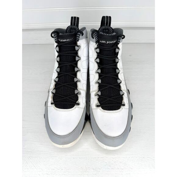 Nike Air Jordan 9 IX Barons 2014 302370-106 Men’s Size 9 White Gray Black main image 2